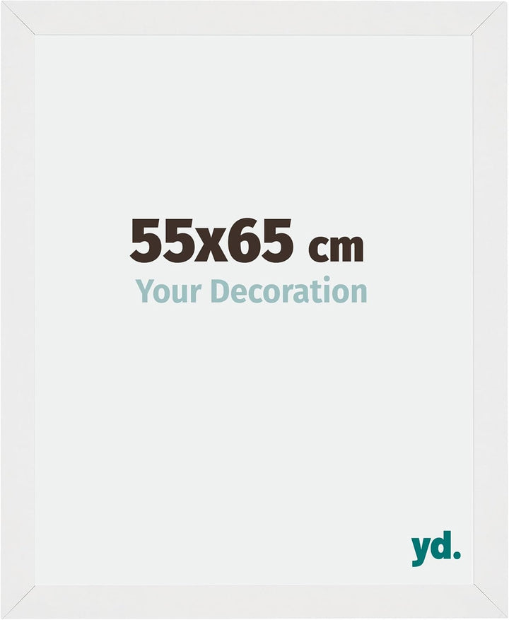 yd. Your Decoration - Bilderrahmen 55x65 cm - Bilderrahmen aus MDF mit Acrylglas - Antireflex - Ausg