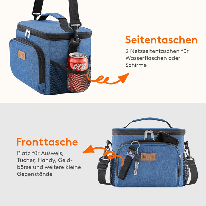 Lifewit Isolierte Kühltasche, Wiederverwendbare Lunchtasche, Tragbare Kühlbox, weiche Tragetasche, a