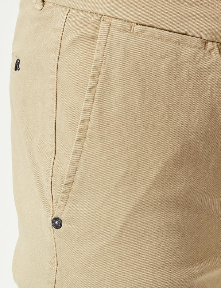 Replay Herren Chino Brad Straight-Fit 29W / 32L Khaki 597, 29W / 32L Khaki 597