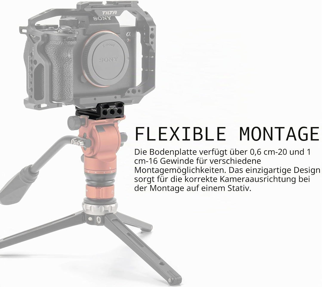 Tilta Universal ARCA Schnellwechsel-Grundplatte, kompatibel mit 38 mm Arca-Swiss Schnellspann-Empfän