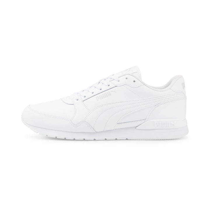 PUMA Unisex St Runner V3 L Sneaker, weiss, 42/47 EU 36 EU Puma White Puma White Gray Violet, 36 EU P