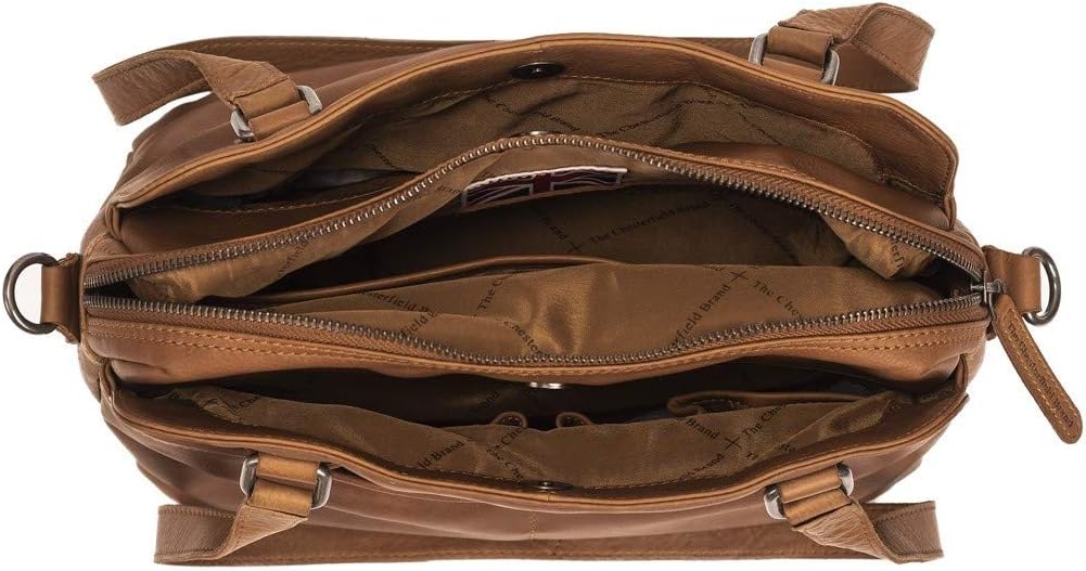 The Chesterfield Brand Ladies Bilbao - Handtasche Leder 30 cm Cognac, Cognac