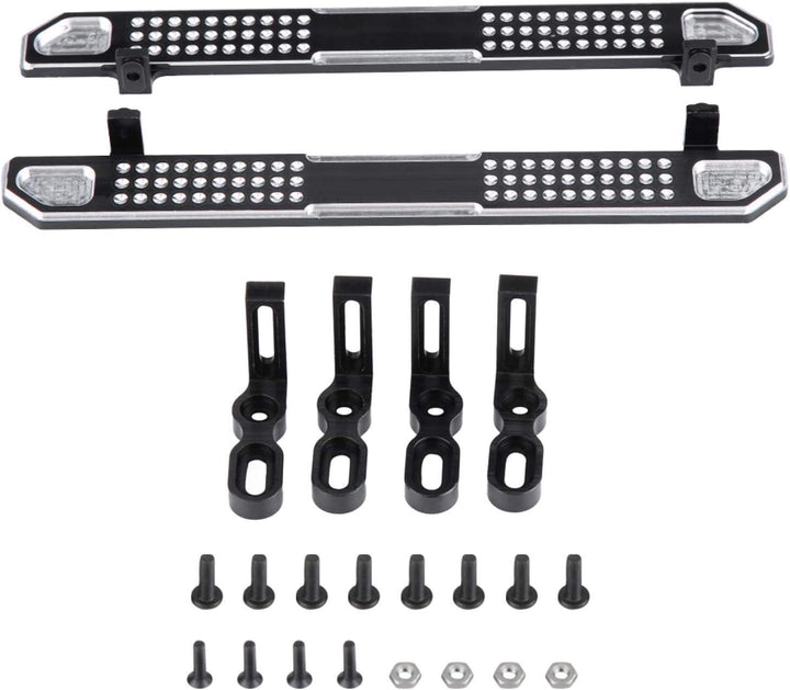 DAUERHAFT Trittbretter Fussplatte Glatte und helle Metalloberfläche, für RC Crawler, für RC Car Part