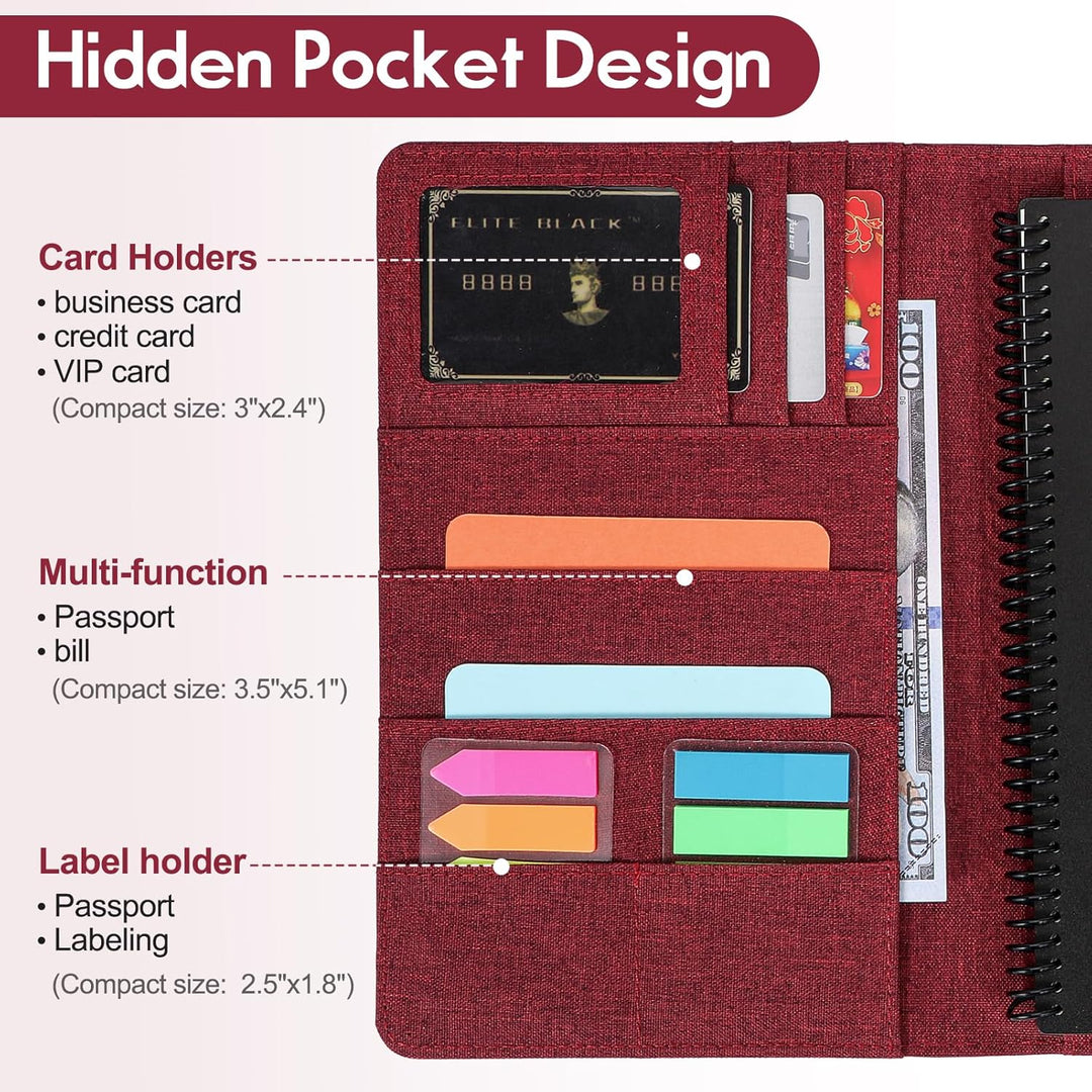 Hülle für Rocketbook Fusion Executive Grösse, Multi A5 Grösse Notebook Hülle mit Stifthalter, Handyf