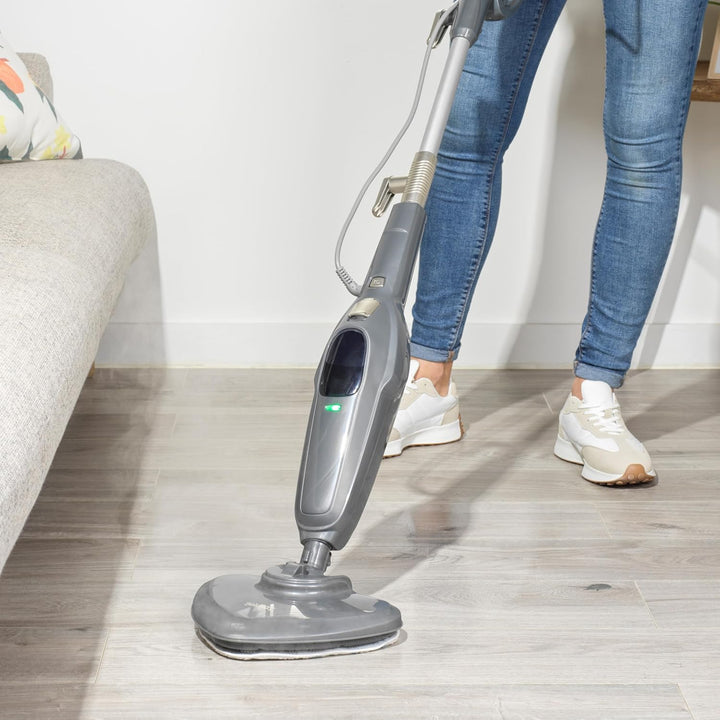 Beldray Clean & Refresh Dampfreiniger – Dampfmopp, Chemikalienfreie Reinigung, Präzisionskopf für Ec