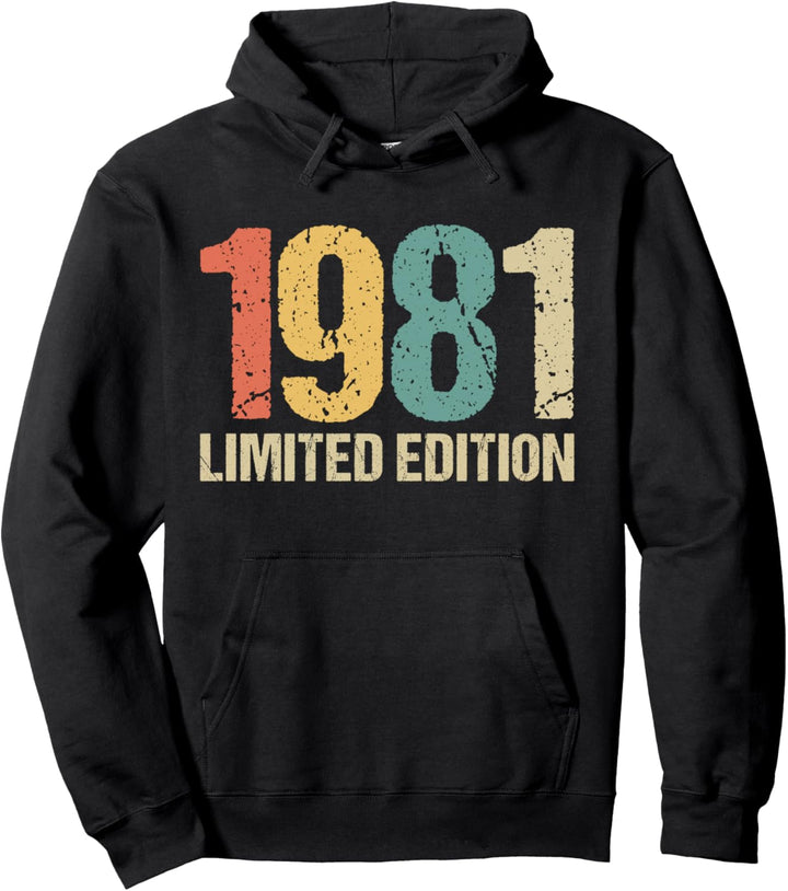 43. Geburtstag Mann Frau 43 Jahre 1981 Deko Lustig Geschenk Pullover Hoodie