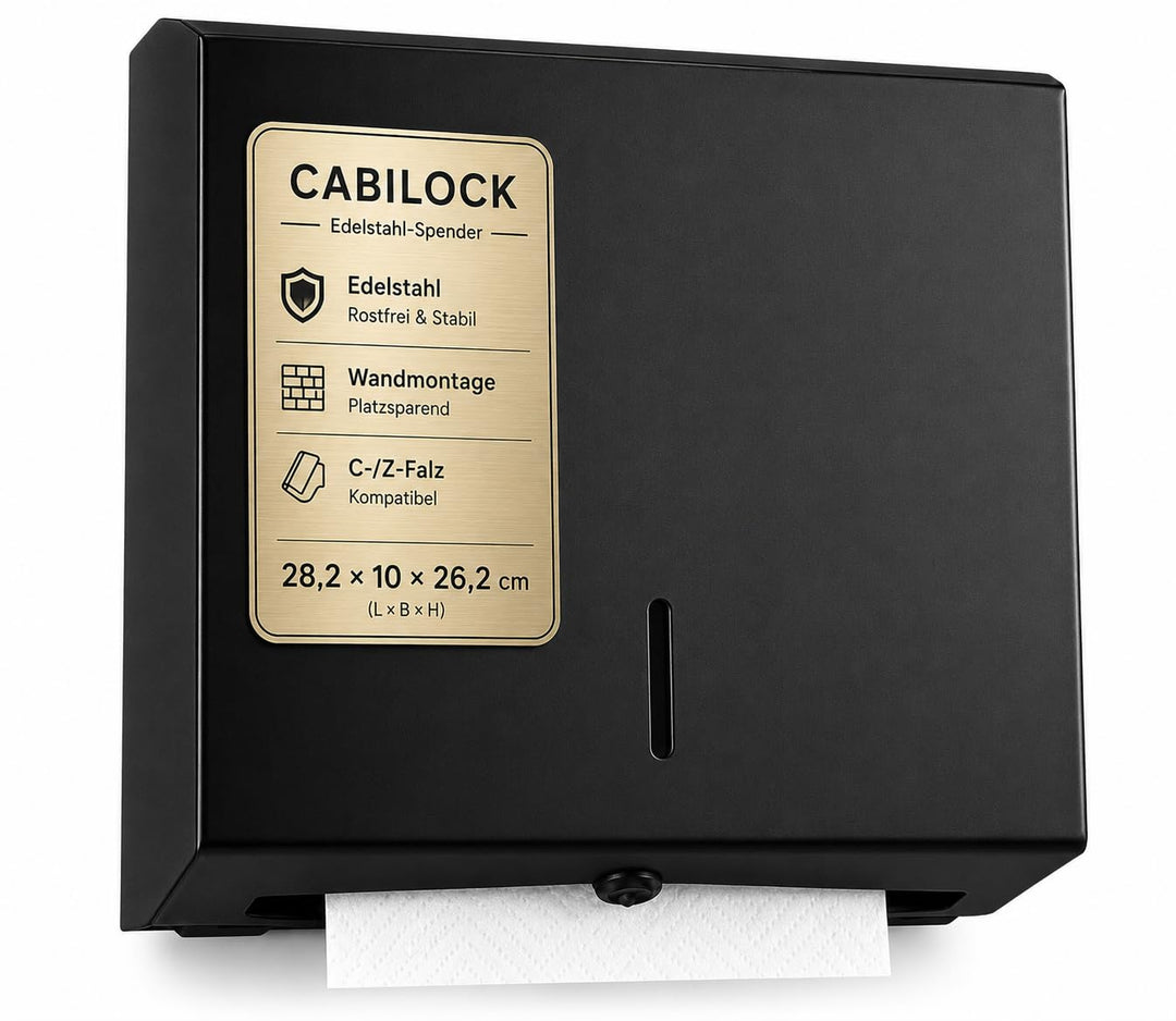 Cabilock Wand-Badetaschenspender C Falter Papierhandtuchspender Mehrfach-Handtuchspender