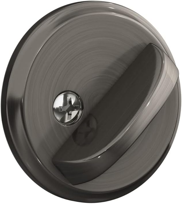 Schlage B60N620 Deadbolt, Keyed 1 Side, Antique Pewter by Schlage Lock Company Antique Pewter Keyed