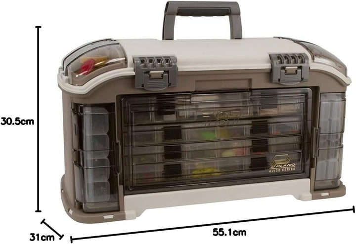 Plano Abgewinkelt 787 Guide Series Stowaway Tackle System - inkl. 7 Ablagen, Angelzubehör-Aufbewahru