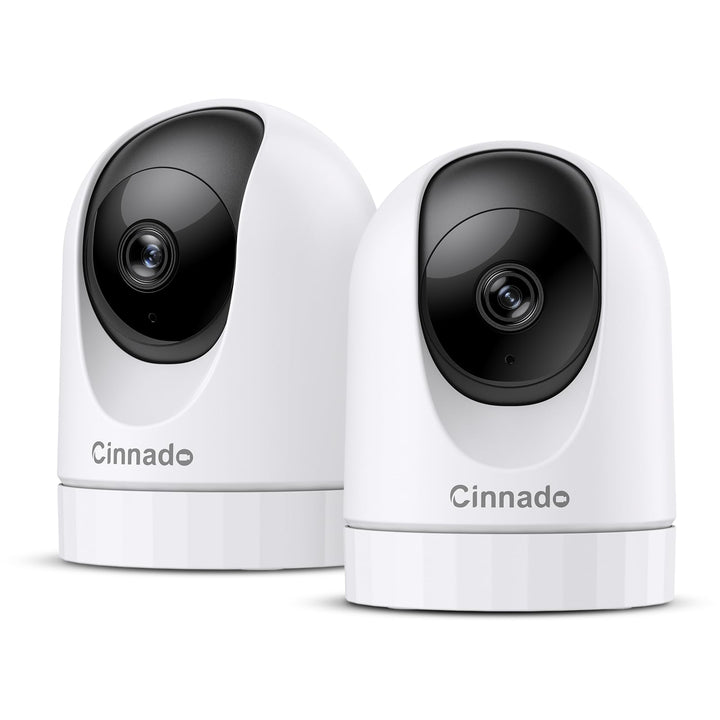 Cinnado Babyphone mit Kamera Überwachung Innen - 2K 360 Grad WLAN Kamera für Baby/Haustier, WiFi IP