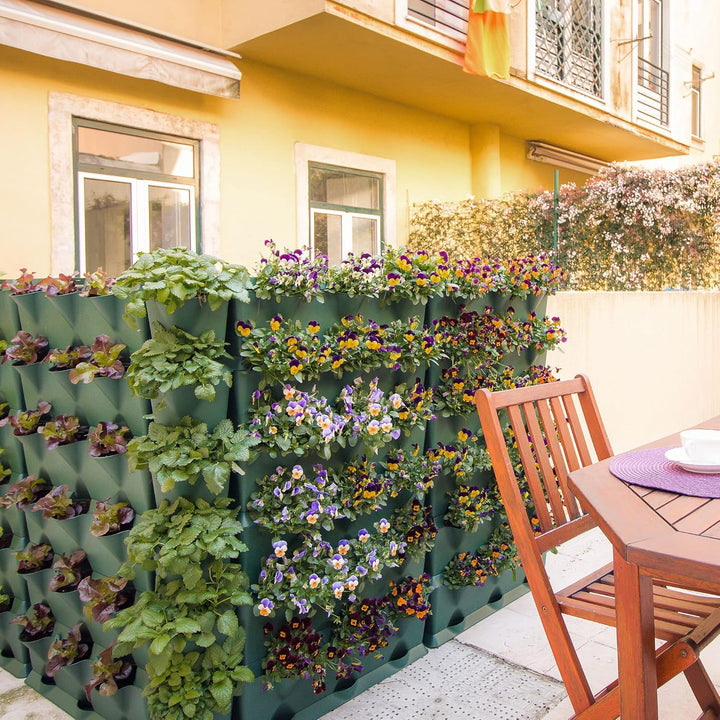 Minigarden Vertical 1 Set für 9 Pflanzen, erweiterbarer vertikaler Garten im Baukastensystem, freist