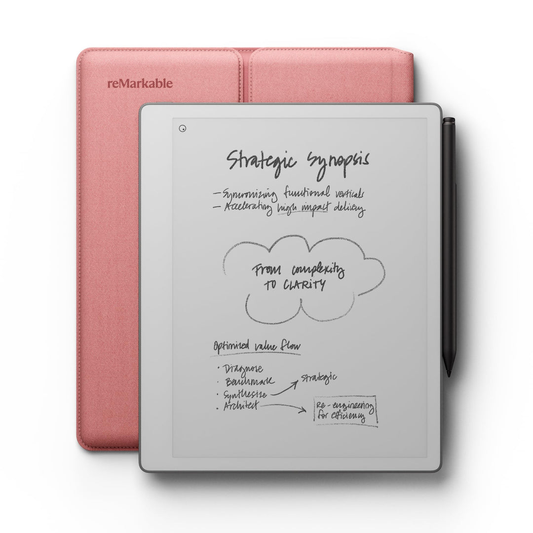 reMarkable Paper Pure Bundle – Paper Tablet mit 10,3-Zoll-Schwarz-Weiss-Display – Digitales Notizbuc