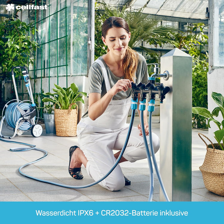 Cellfast Ideal 52-098 Wasserdurchflussmesser,Wassermengenzahler, Wasserzähler - Präzise Kontrolle un