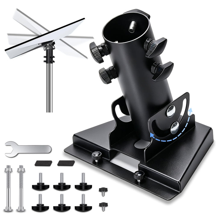 Starlink Gen 3 Halterung 180° Verstellbar, Gen 3 Rohradapter Masthalterung für Wand Dachmontage, Roh