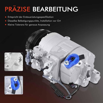 Frankberg Klimakompressor Klimaanlage Kompatibel mit 5er F10 F18 4.4L M5 550i 2012-2016 5er Touring