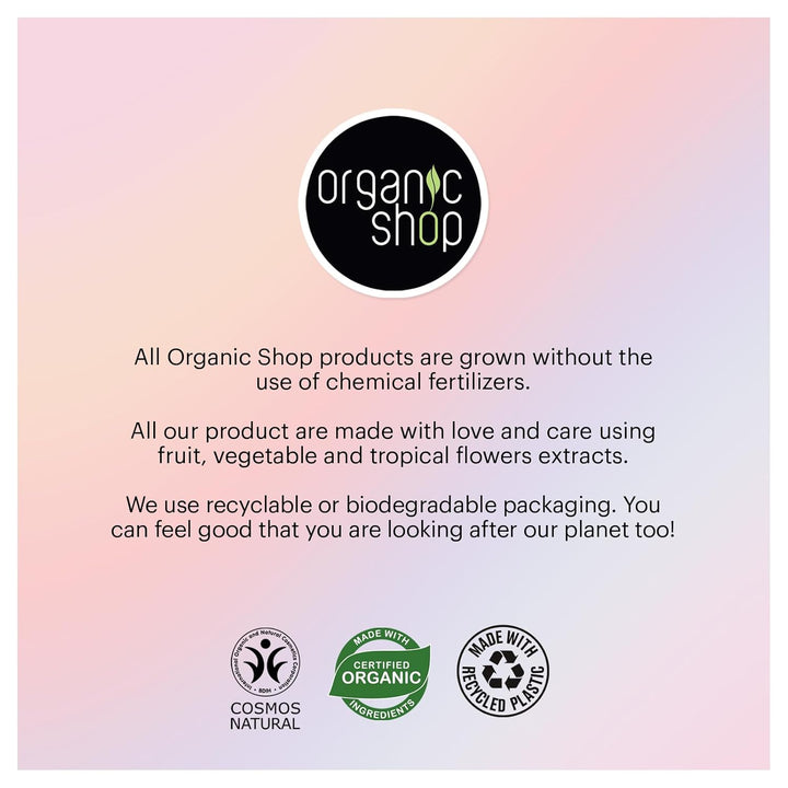 Organic Shop Body Scrub Natural Belgian Chocolate and Sugar 250 ml x 250 ml (1er Pack), x 250 ml (1e