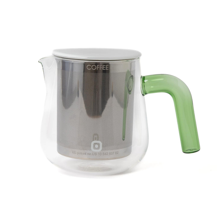 ARCA X-Tract Glas Kaffeekanne mit Filter 0,6l | Coffee Maker für 2-3 Tassen | Kaffeebereiter mit Kaf