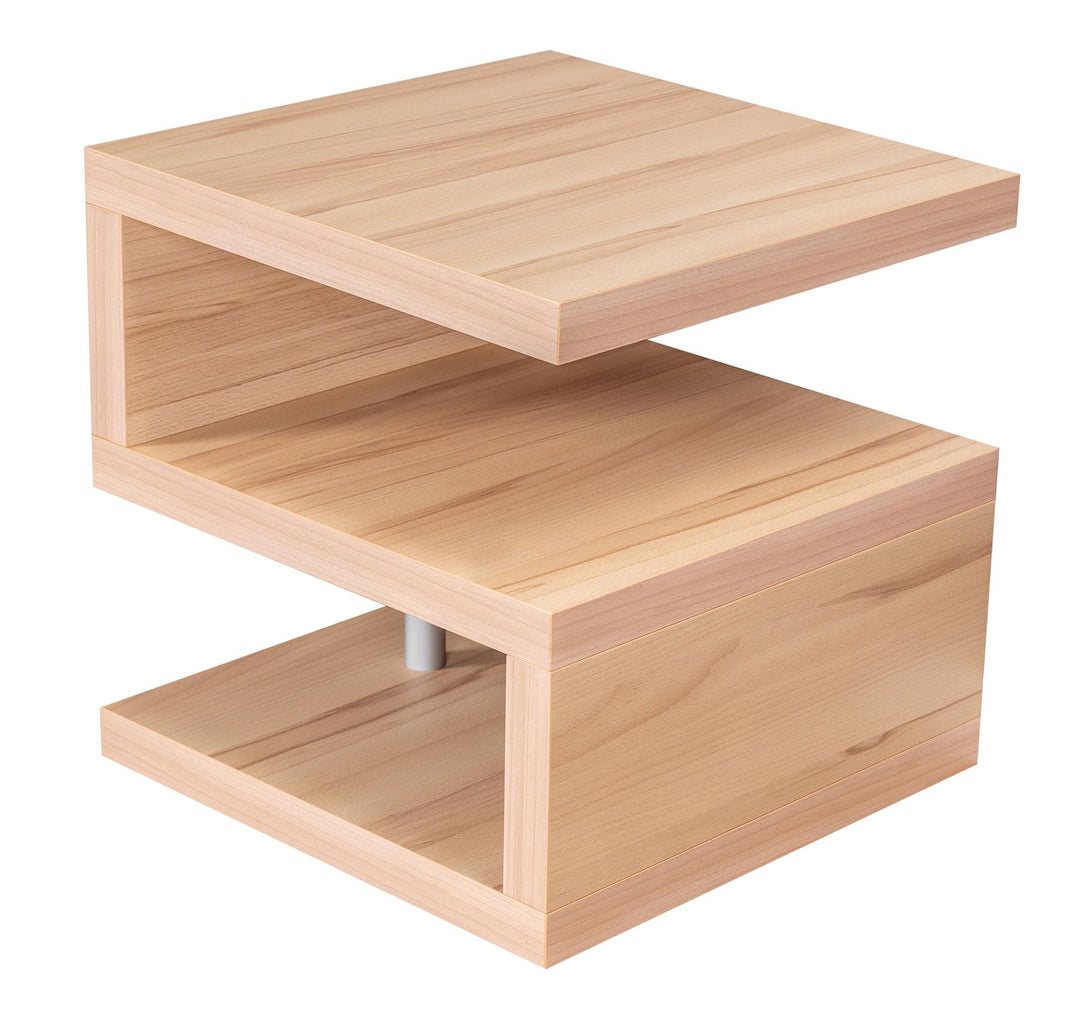 levandeo Couchtisch Sigi Kernbuche Dekor 44x44cm Höhe: 44cm - Deutsche Herstellung Keine Montage! Fe