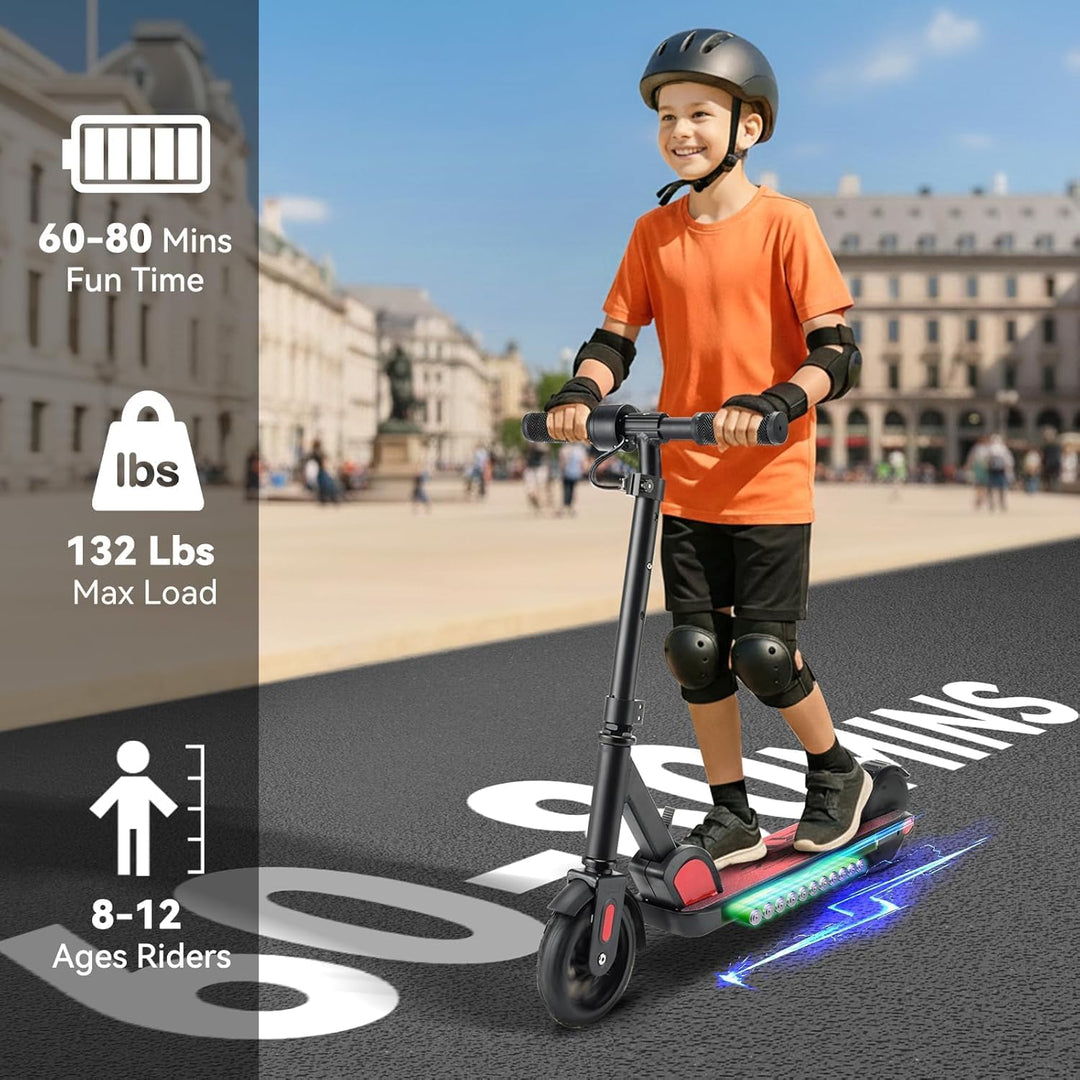 Caroma E Scooter Kinder von 8-12 Jahren, 180W Motor, bis zu 16 km/h &amp; 8 km, Elektroroller Kinder mit