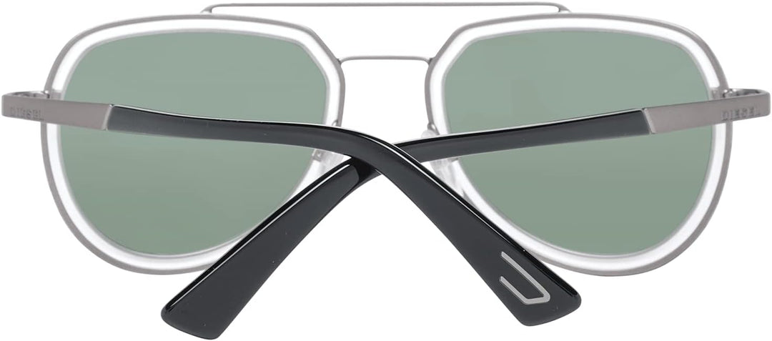 Diesel Unisex-Erwachsene DL0266 09N 53 Sonnenbrille, Grau (Antracite Op/Verde)