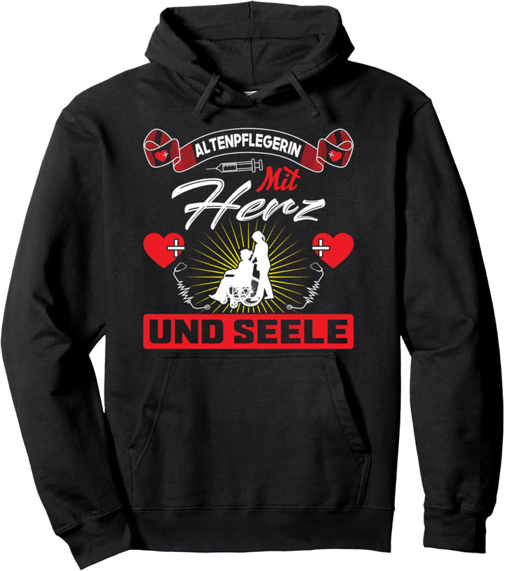 Berufskleidung für Altenpflegerin Altenpflege Pflegehelferin Pullover Hoodie