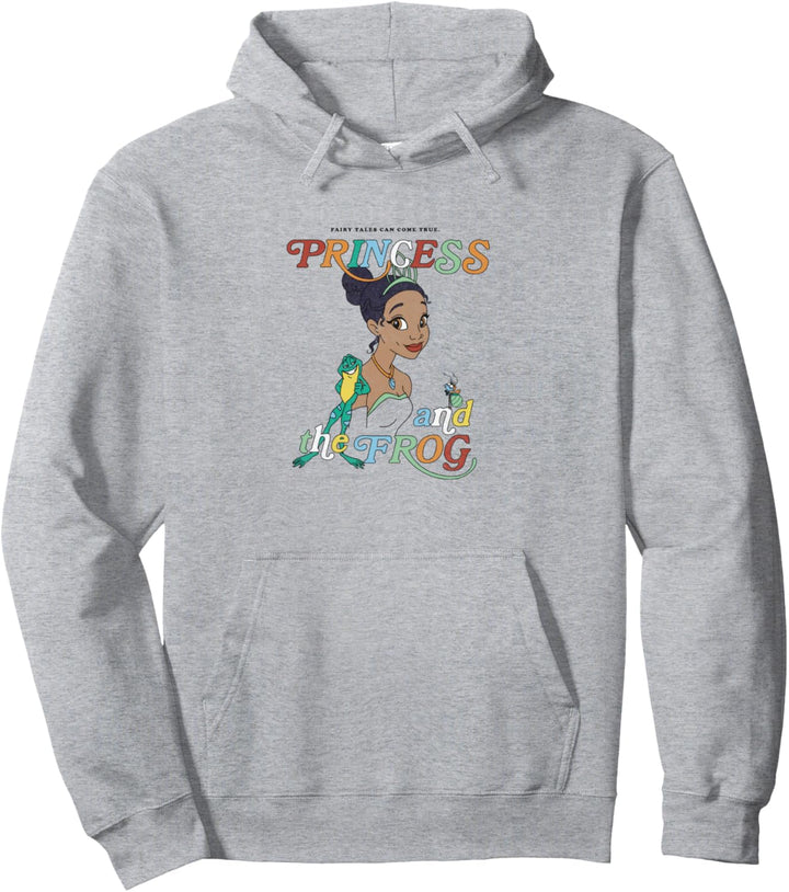 Disney Princess And The Frog Tiana And Frog Naveen Portrait Pullover Hoodie