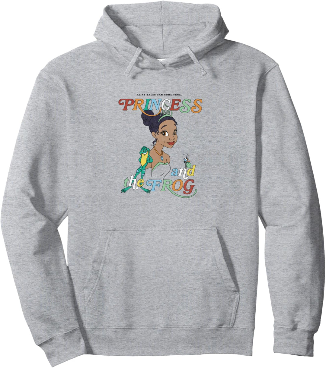 Disney Princess And The Frog Tiana And Frog Naveen Portrait Pullover Hoodie
