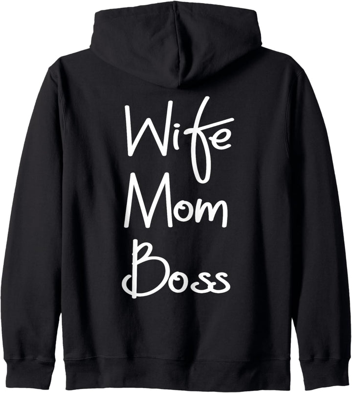 Wife Mom Boss Kapuzenjacke