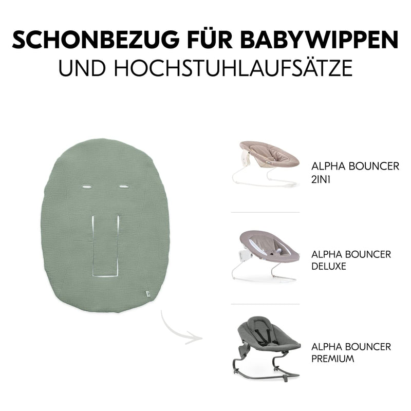 Hauck Schonbezug für Babywippen und Newborn Aufsätze Alpha Bouncer Premium, Alpha Newborn Set Plus,