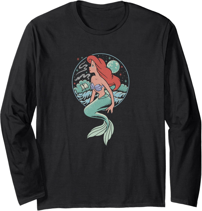 Disney The Little Mermaid Ariel Space Gazing Langarmshirt