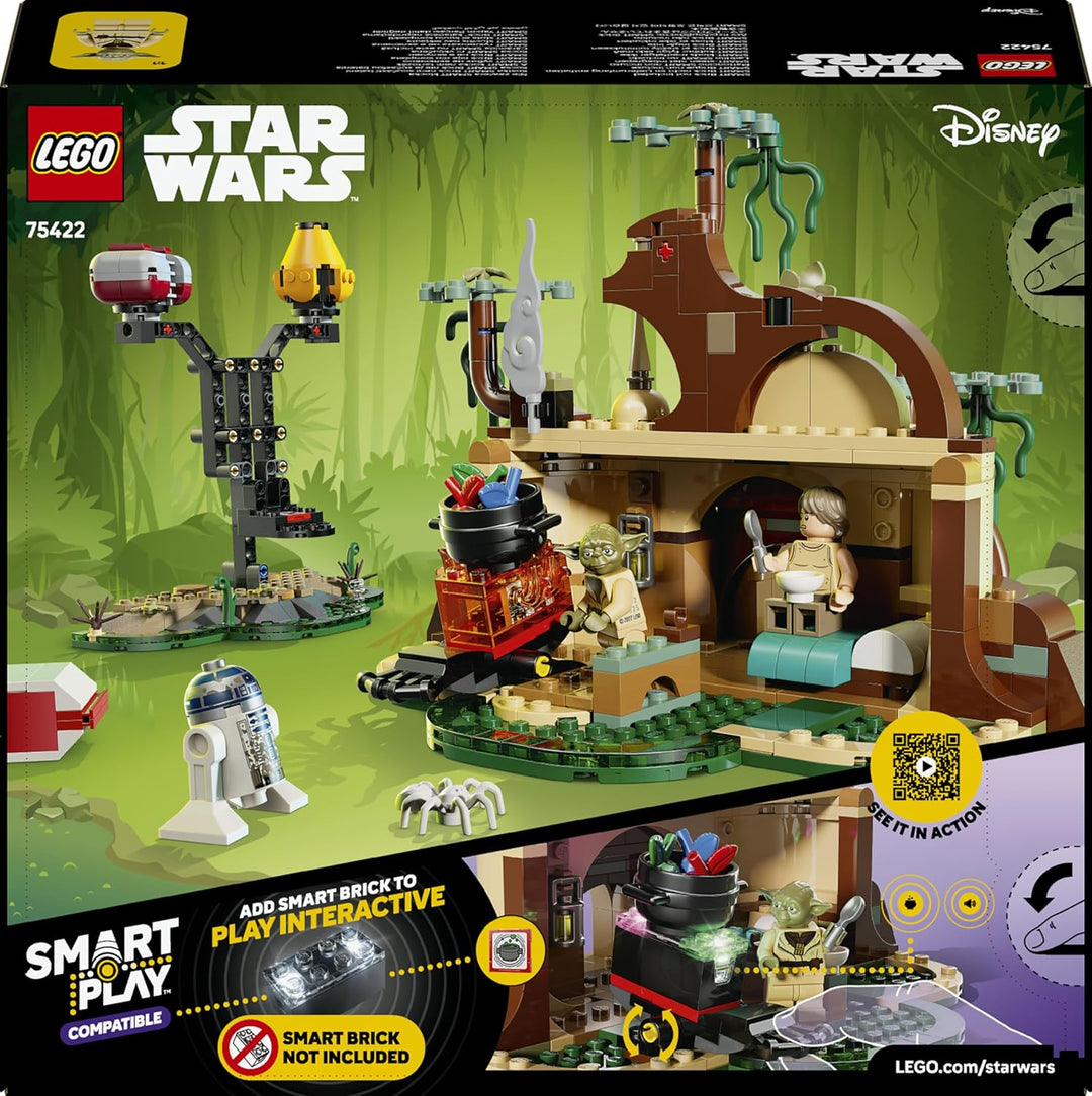 LEGO Star Wars 75422 SMART Play: Jedi-Training an Yodas Hütte - Kompatibles Interaktives Spielzeug i