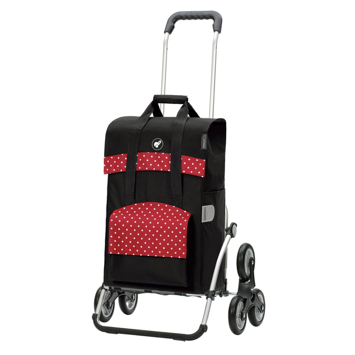 Andersen Einkaufstrolley - klappbar - 50 Liter - Treppensteiger - Aufhängung für Einkaufswagen - bel