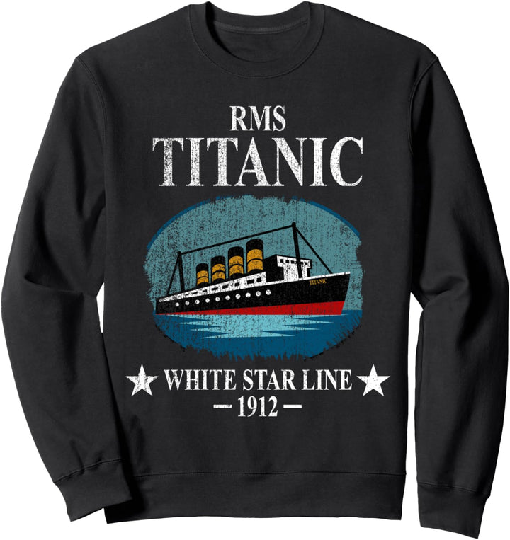 RMS TITANIC White Star Line Kreuzfahrtschiff 1912 Jungen Mädchen Kinder Sweatshirt