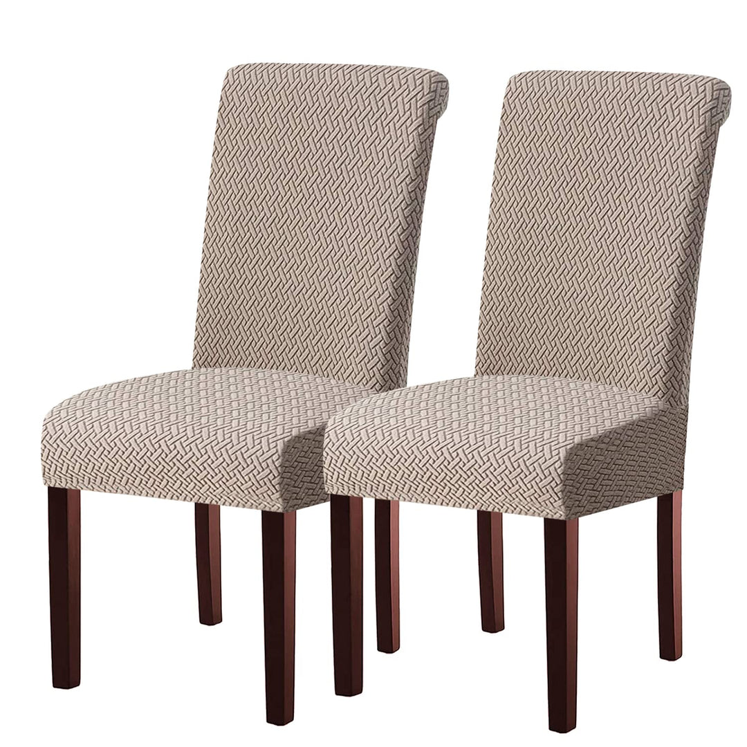 KELUINA Moderne Stuhlhussen 1er/2er/4er/6er Set, Stretch Stulhhussen Schwingstuhl Elastisch Abnehmba