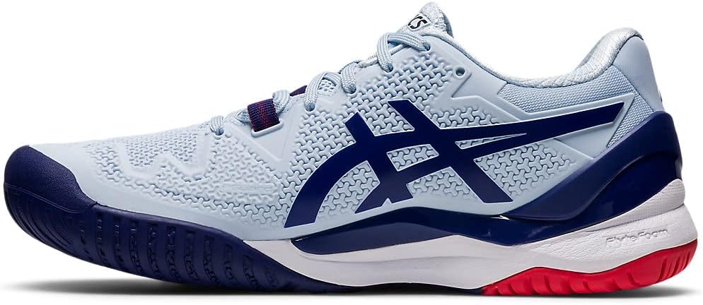 ASICS Damen Gel-Resolution 9Sneaker 39 EU Soft Sky Dive Blue, 39 EU Soft Sky Dive Blue