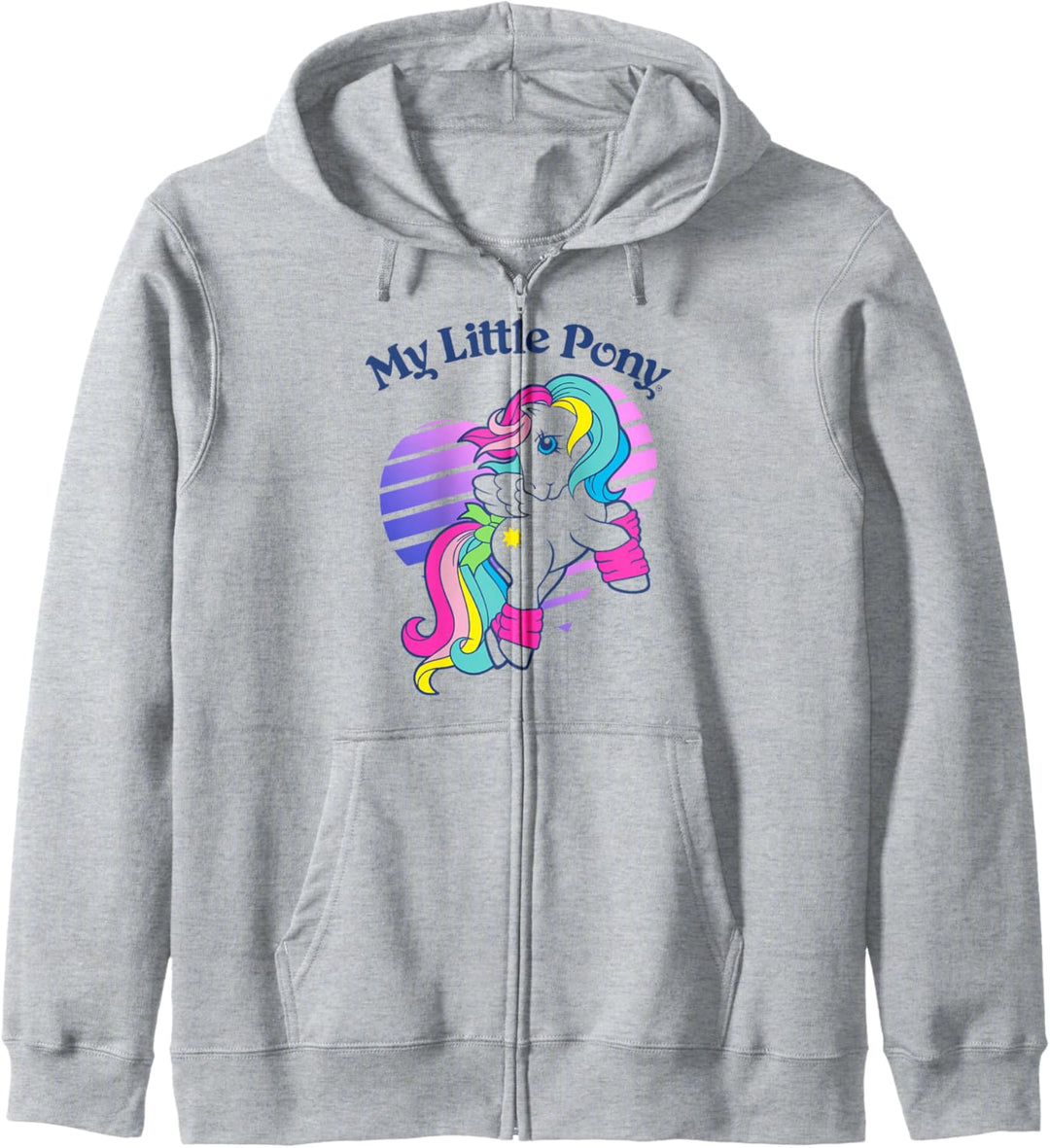 My Little Pony Starshine Rainbow Heart Striped Portrait Kapuzenjacke