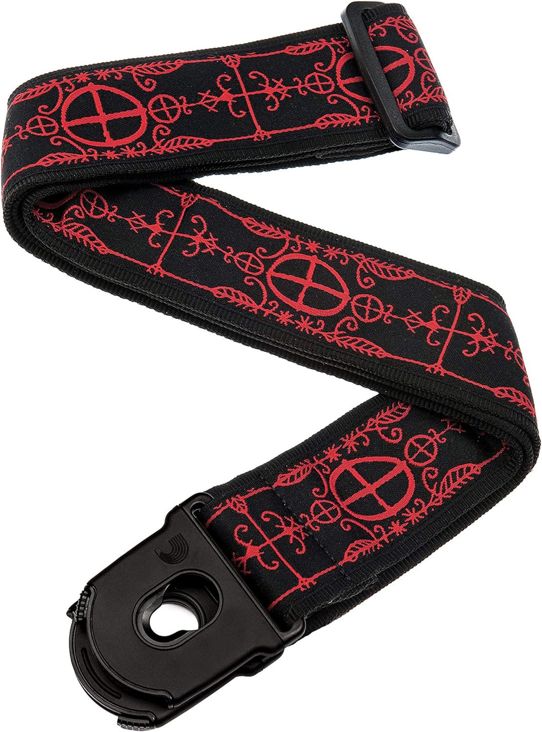 D'Addario Accessories Gitarrengurt mit Verschluss - E-Gitarrengurt, Akustikgitarrengurt, Bass-Gitarr