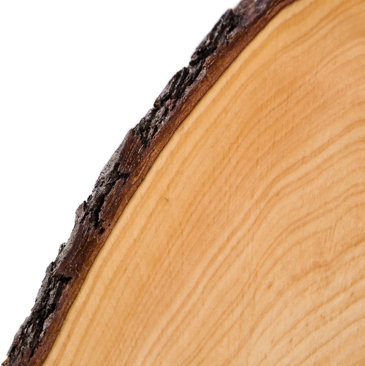 Batania Rindenholzbrett oval ca. 58-65 x 22-26cm, rustikales Servierbrett, Aufschnittbrett, einzigar