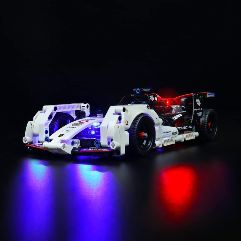 Led Licht Set für Lego Formula E Porsche 99X, Led Beleuchtungs Set für Lego 42137 Technic Formula E