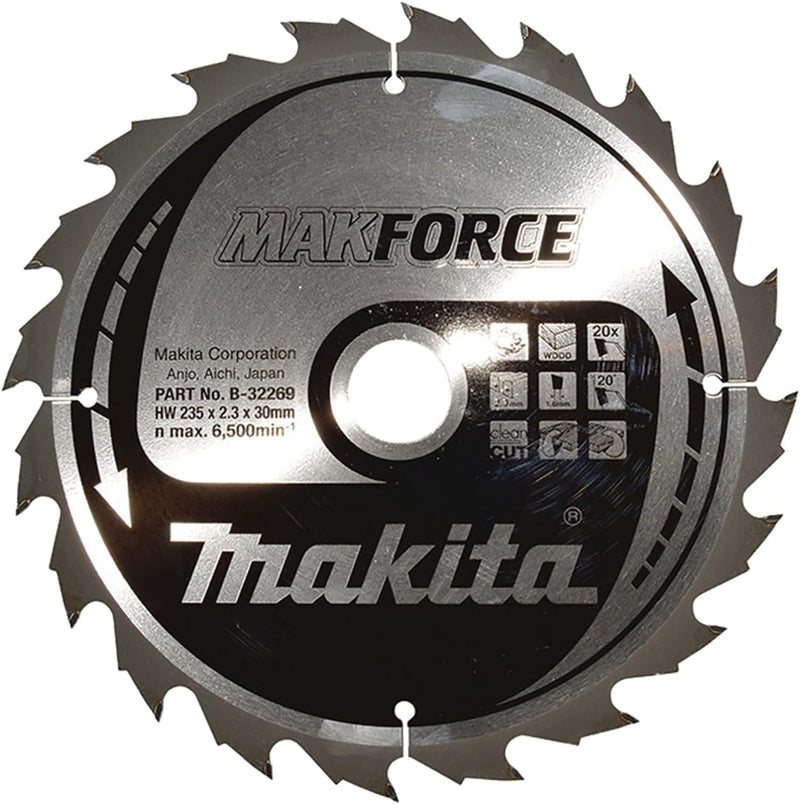 Makita MakForce Saegeblatt, 235 x 30 mm, 20Z, B-32269