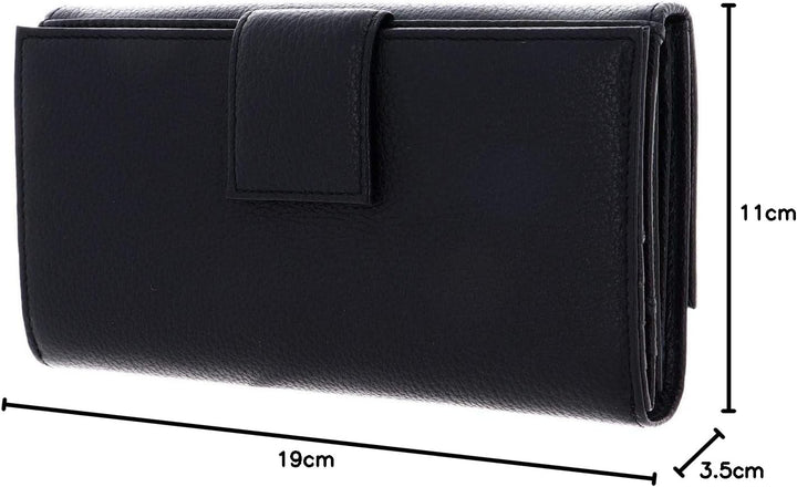 Coccinelle Metallic Soft Wallet Noir