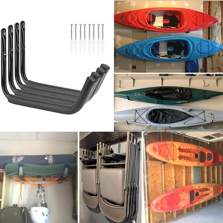 Vlio Wandhaken Garage Schwerlast-Gerätehalter Leiter Haken, Storage Hanger Organizer für Kajaks Leit