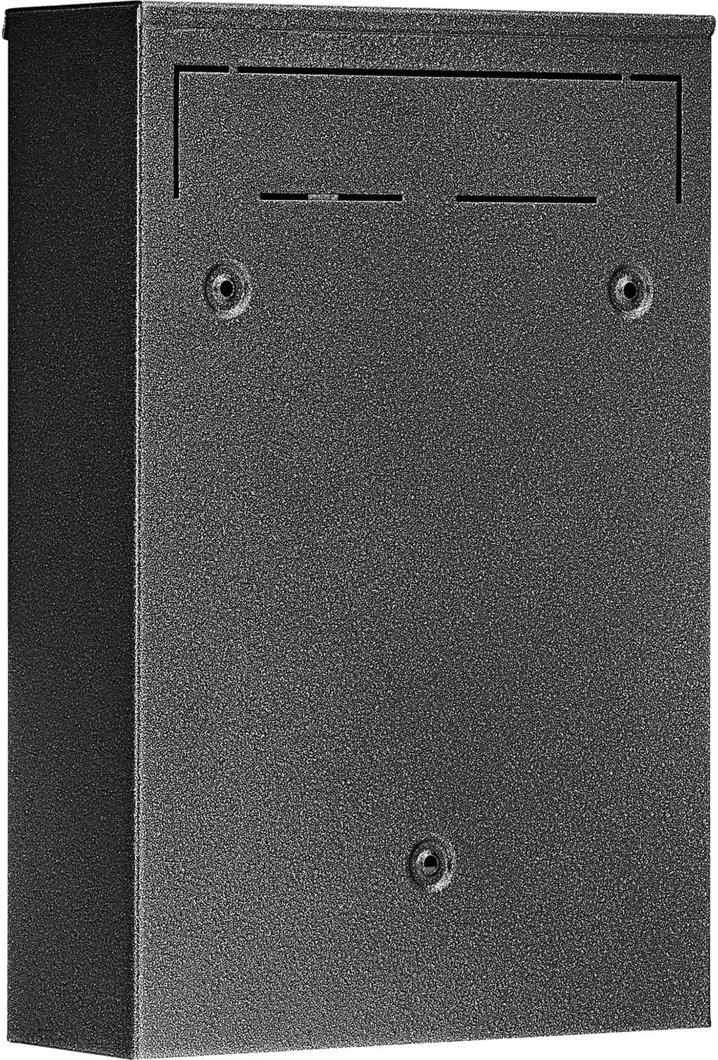Burg-Wächter, Anlagenbriefkasten, A5 Einwurf-Format, Verzinkter Stahl, Pocket 5871 E, Eisen Stahl Ei