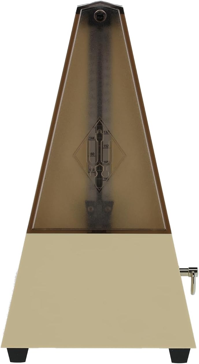 Wittner Metronom Taktell Pyramidenform System Maelzel Serie 800K - Ohne Glocke - Mit Plexiglasdeckel