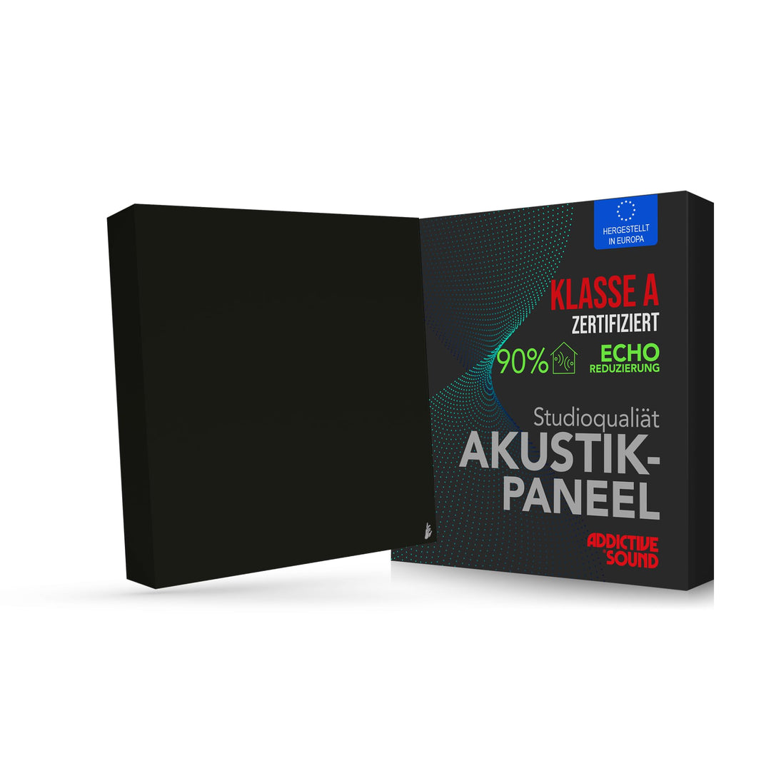 Addictive Sound Schallabsorber Wand Premium, Studioqualität-Akustikpaneel mit Akustikwolle, Klasse A
