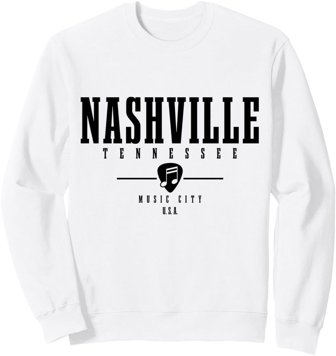 Nashville Tennessee Country Music City Gitarre Vintage Sweatshirt