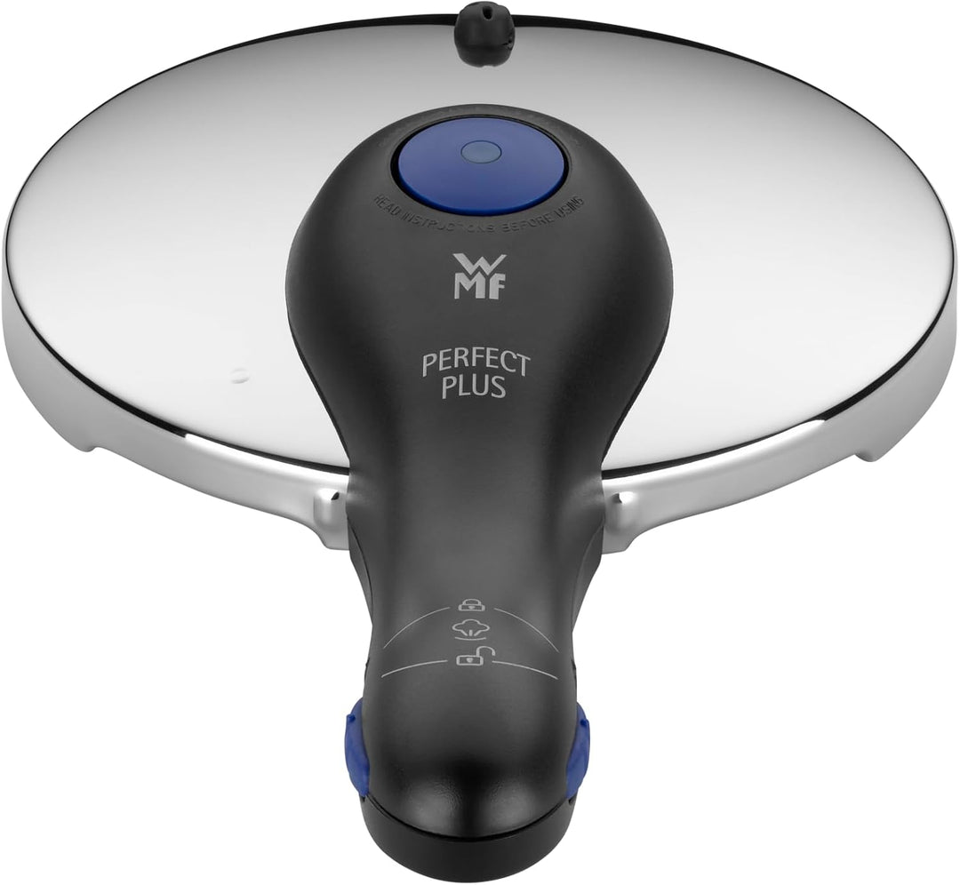 WMF Perfect Plus Ersatzdeckel für Schnellkochtopf, Dampfkochtopf 2,5l, 18 cm, Cromargan Edelstahl po