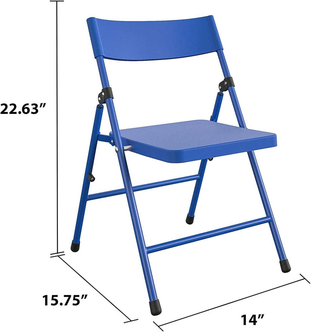 COSCO Pinch-Free Kinder klemmfreien Klappstuhl, Legierungsstahl, Blau, 35.5 x 40 x 57.4 cm, Blau