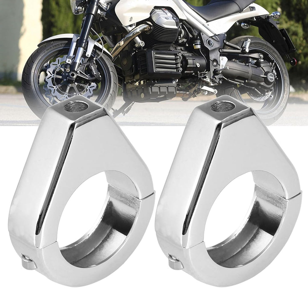 Blinkerhalter Motorrad,Blinkerhalterung Motorrad,Motorrad Blinker Relocator Gabelklemmen Aluminiumle