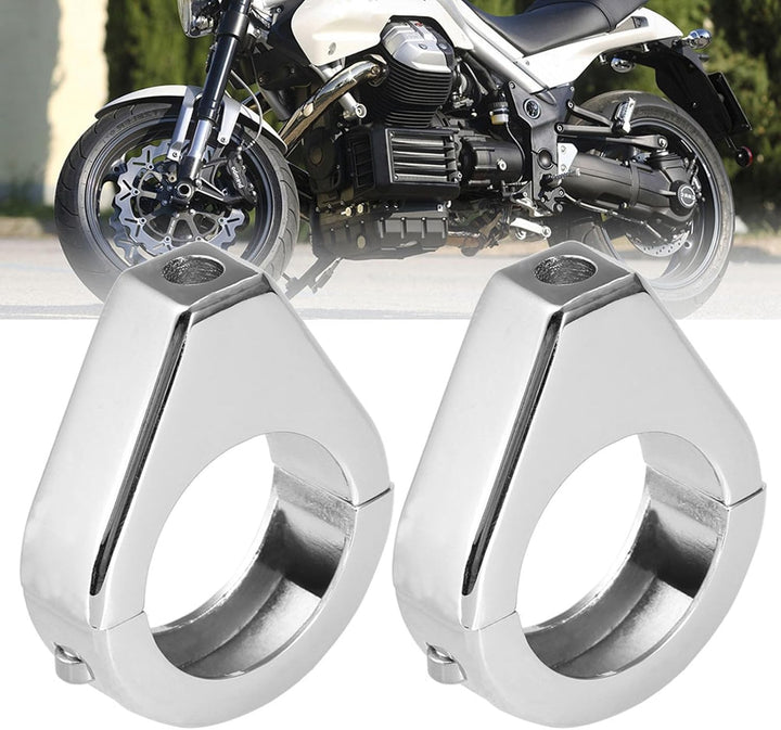 Blinkerhalter Motorrad,Blinkerhalterung Motorrad,Motorrad Blinker Relocator Gabelklemmen Aluminiumle